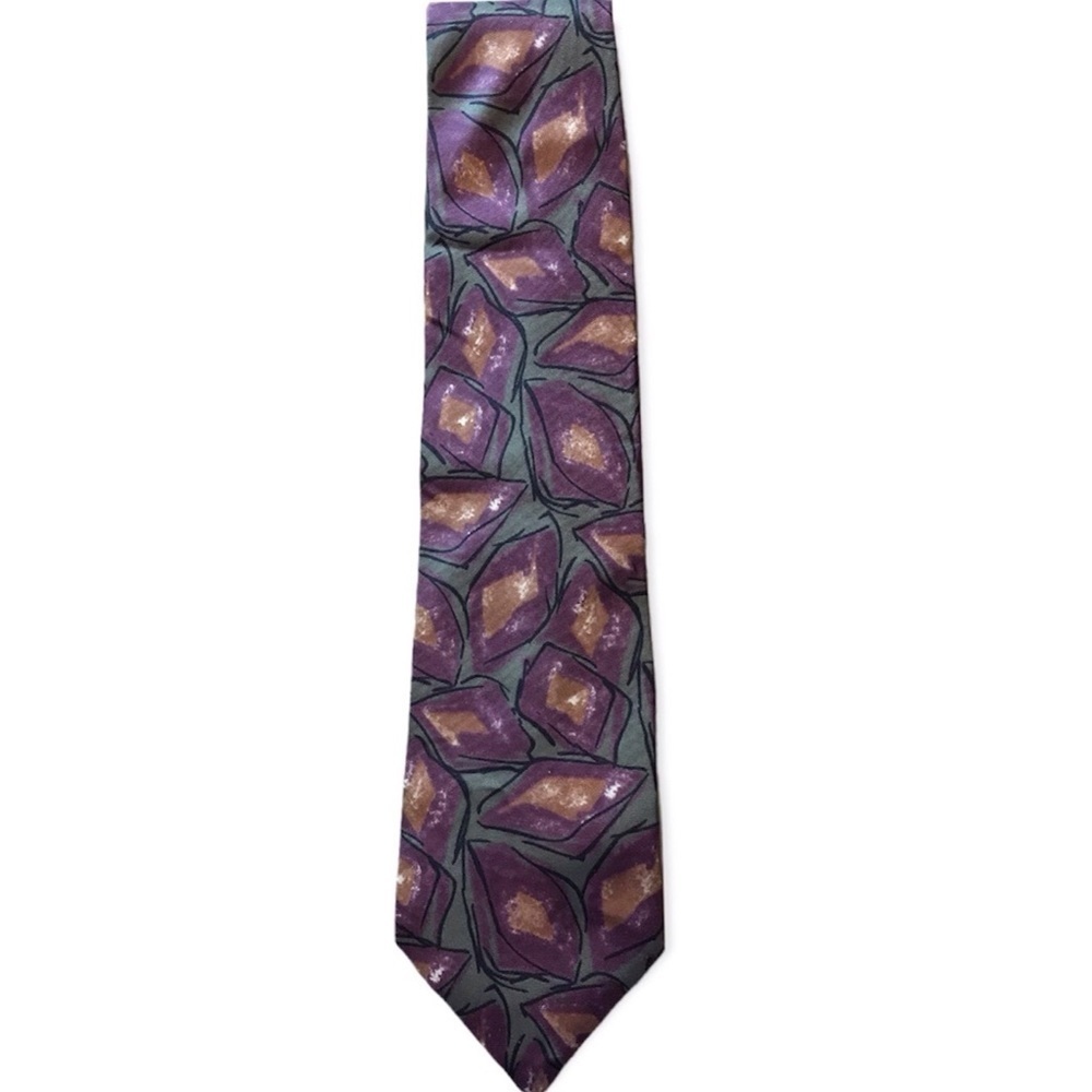 Vintage Christian Dior Silk Water Color Tie